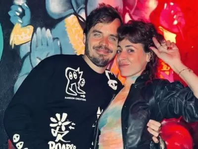 Benjamn Rojas junto a su pareja, Martina Snchez Acosta