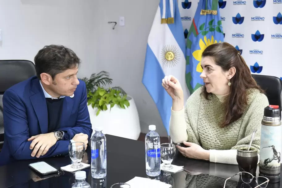 Axel Kicillof  y Mariel Fernndez