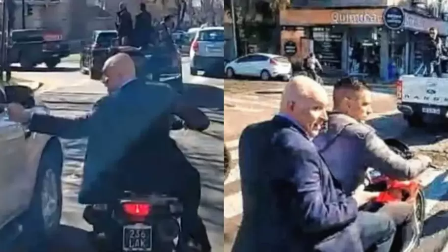 El hombre que llev en moto a Espert seria un barra de comunicaciones