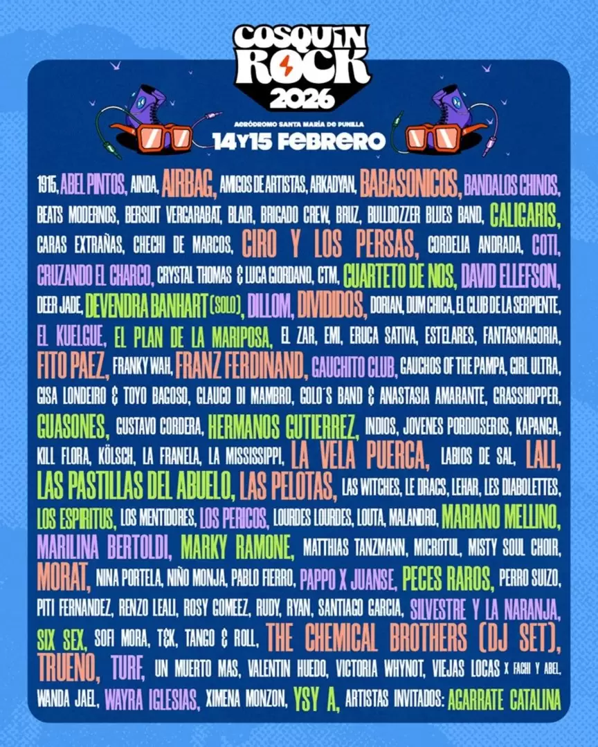 Cosquín Rock 2026
