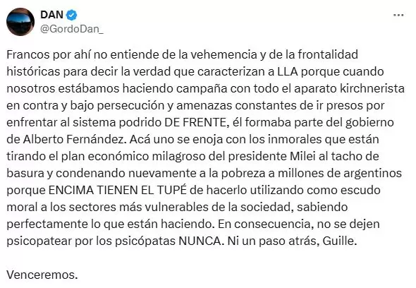 Gordo Dan vs Guillermo Francos