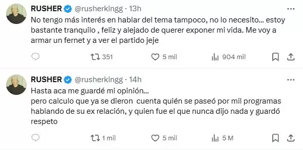 Rusherking le respondi a ngela Torres