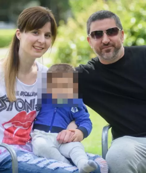 Enzo Joaqun Ruffo y Alejandro, su padre y principal apuntado de su asesinato.