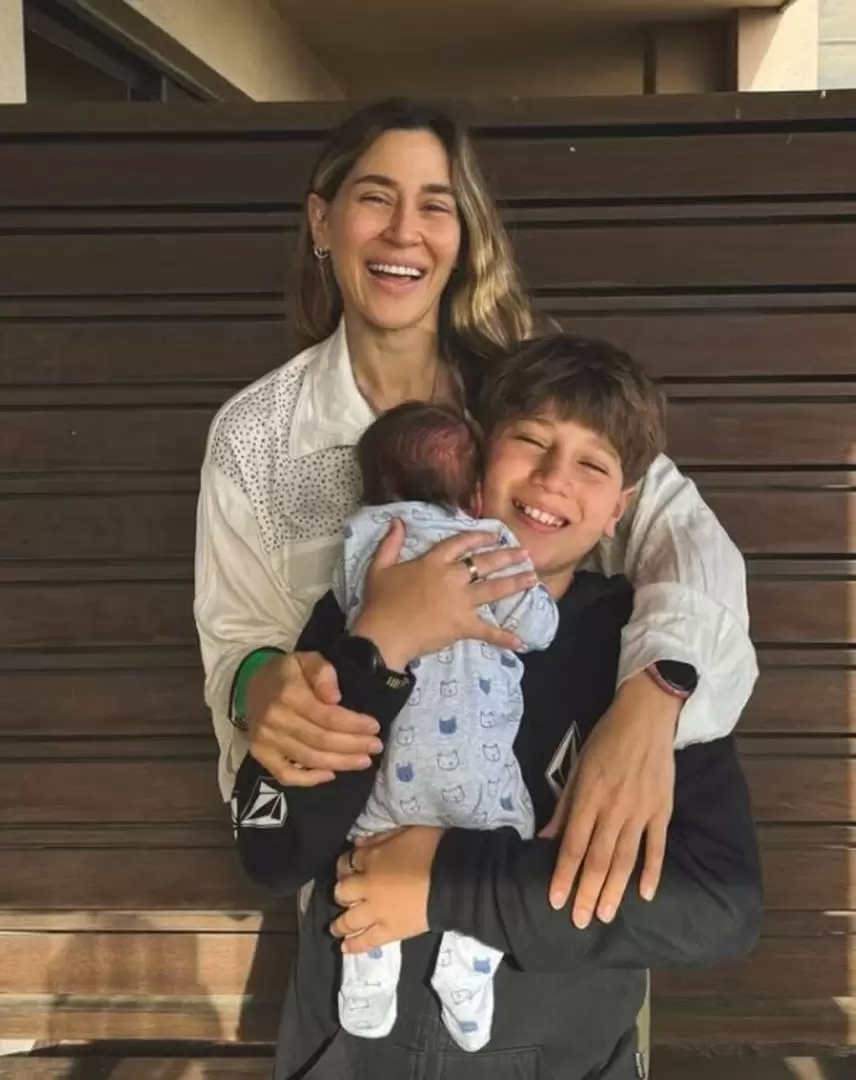 Jimena Barn comparte su presente como madre de un pre adolecente y un beb recin nacido