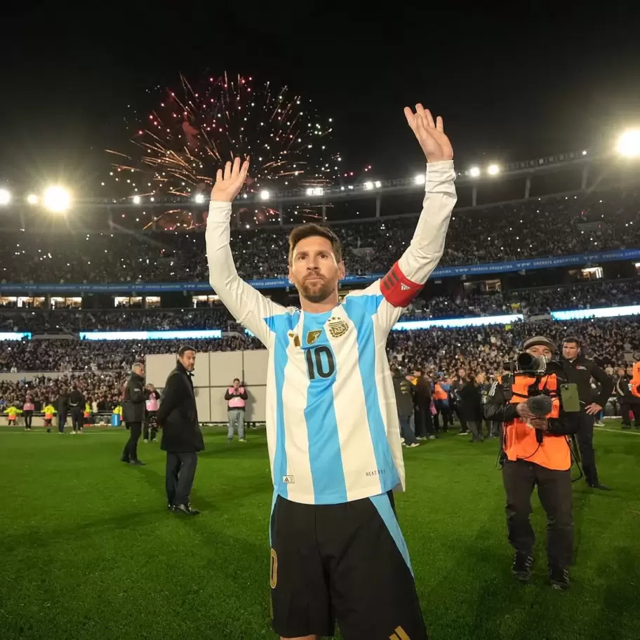 El tierno posteo de Messi tras el ltimo partido con la Seleccin Argentina en el Monumental