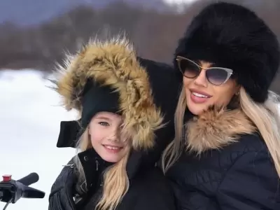 Luciana Salazar y su hija Matilda