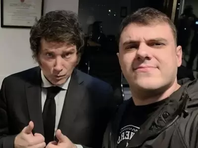 Javier Milei y el Gordo Dan.