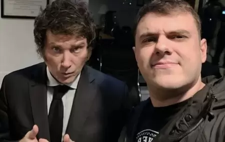 Javier Milei y el Gordo Dan.