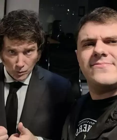 Javier Milei y el Gordo Dan.