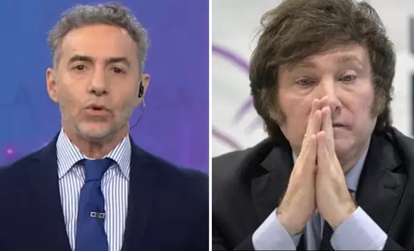 Con un discurso entrecortado de nervios, Luis Majul aconsej al presidente.