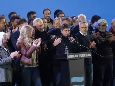 Kicillof se mostr con Fuerza Patria