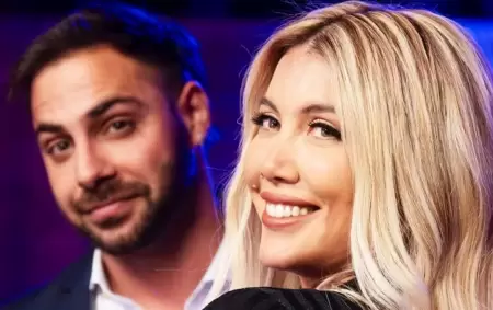 Wanda Nara en una entrevista con Grego Rosello