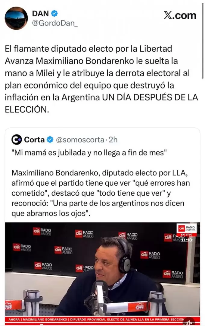 El ataque de Daniel Parisini