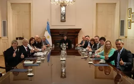 La mesa de Javier Milei