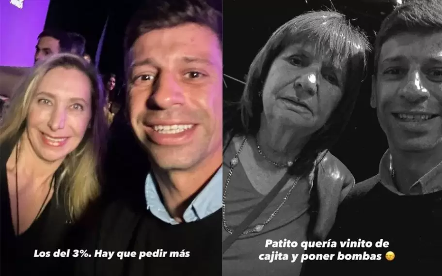 Los posteos burlones de Santiago Rodrguez contra Karina Milei y Patricia Bullrich.