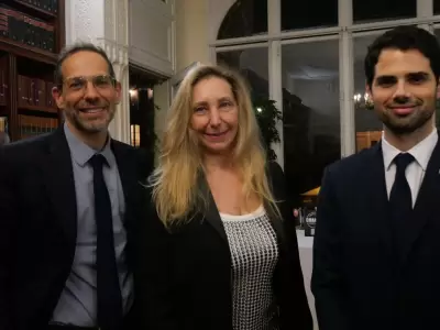 Diego Sucalesca y Karina Milei