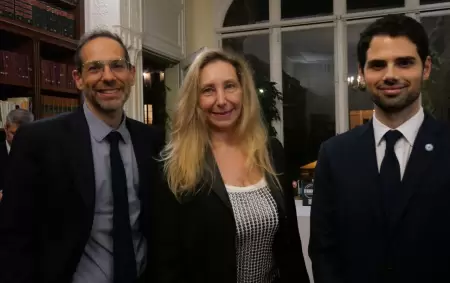 Diego Sucalesca y Karina Milei