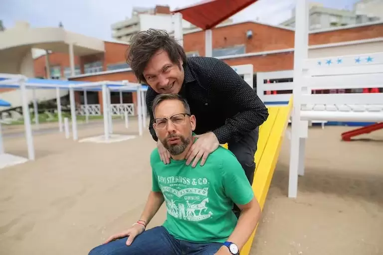 Diego Sucalesca y Javier Milei
