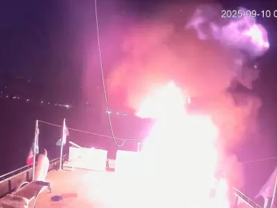 El ataque incendiario contra la embaracin Alma, realizado desde un dron cuando estaba en aguas tunecinas como parte de la Flotilla Global Sumud.