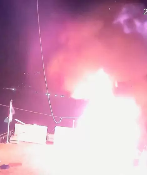El ataque incendiario contra la embaracin Alma, realizado desde un dron cuando estaba en aguas tunecinas como parte de la Flotilla Global Sumud.