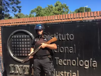 El INTI fue varias veces tomado por la Polica Federal en el 2025