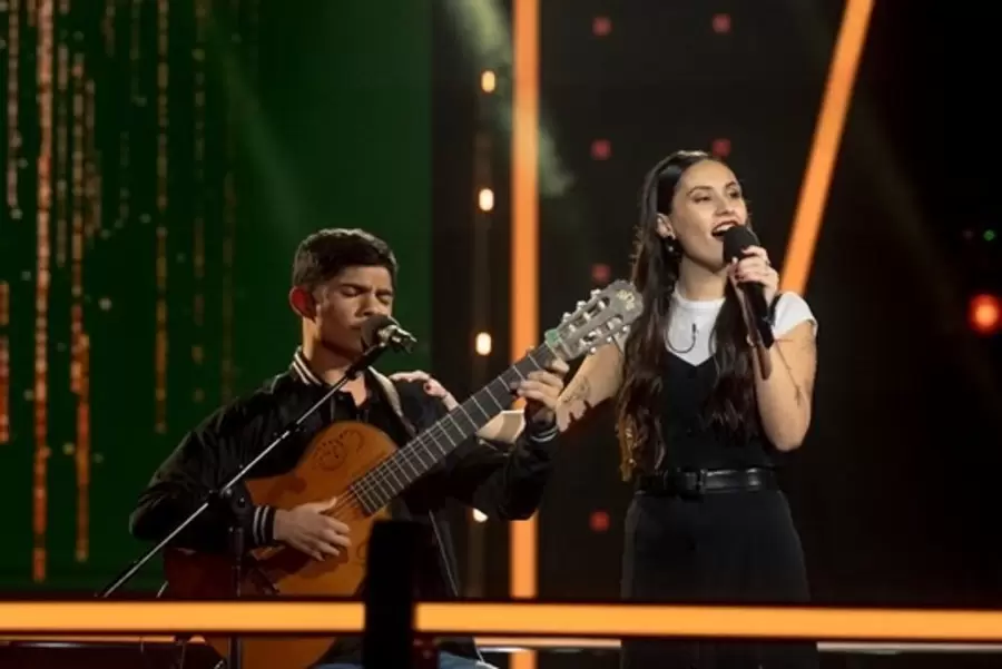 Bianca Calabrese perdió en la batallas de La Voz contra Jaime Muñoz