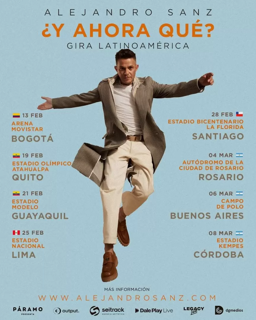 Alejandro Sanz vuelve a Argentina