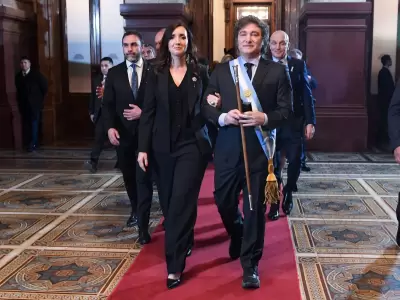 Villarruel y Milei en la presentacin de Presupuesto 2025, una foto que hoy sera imposible de ver