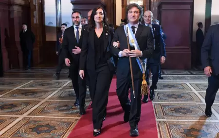 Villarruel y Milei en la presentacin de Presupuesto 2025, una foto que hoy sera imposible de ver