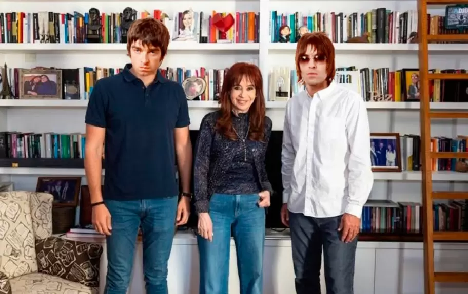 La fake news de los hermanos Gallagher de Oasis junto a CFK.