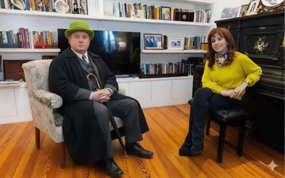 Cornelius Fudge de Harry Potter con CFK.