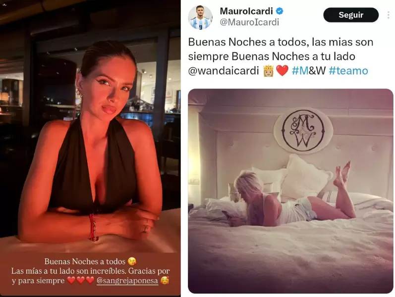 Mauro Icardi corto de inspiracin: repite a la China Surez las dedicatorias que supieron se para Wanda Nara
