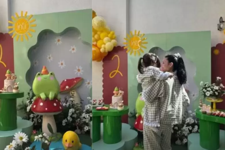 Cazzu celebr el cumpleaos nmero 2 de su hija, Inti