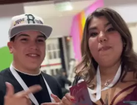 Thiago Medina y Camila Deniz