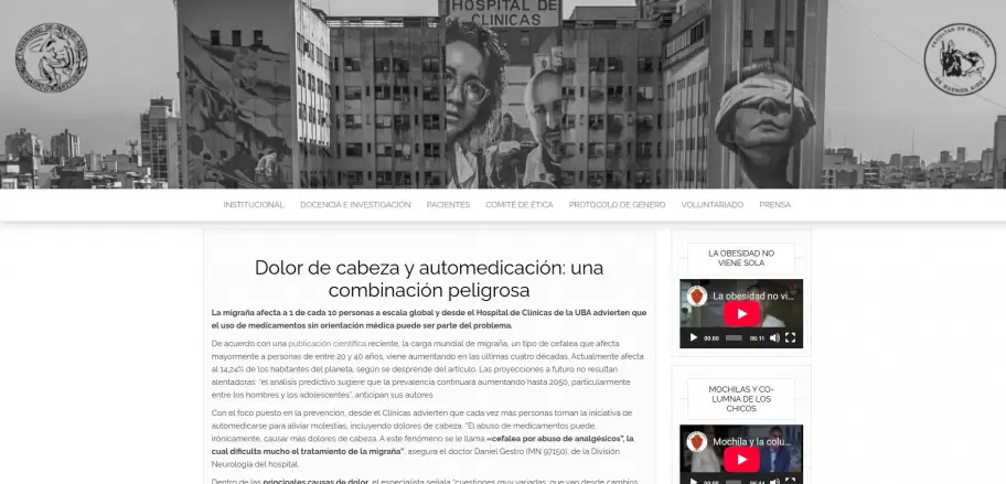 Expertos del Hospital de Clnicas advierten sobre el riesgo de la automedicacin