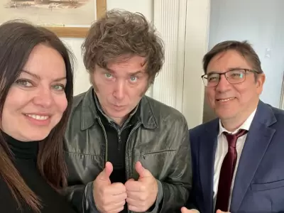 Sandra Pettovello, Javier Milei y Alejandro lvarez