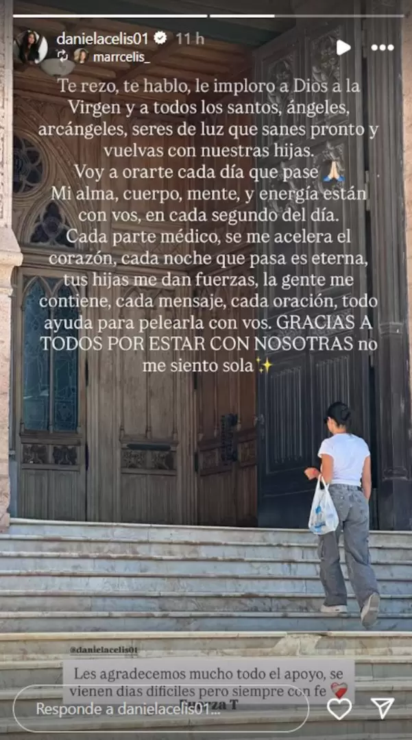 Daniela Celis abri su corazn y le habl directamente a Thiago