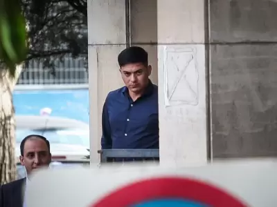 Hctor Guerrero al momento de su declaracin