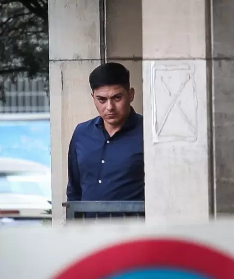 Hctor Guerrero al momento de su declaracin