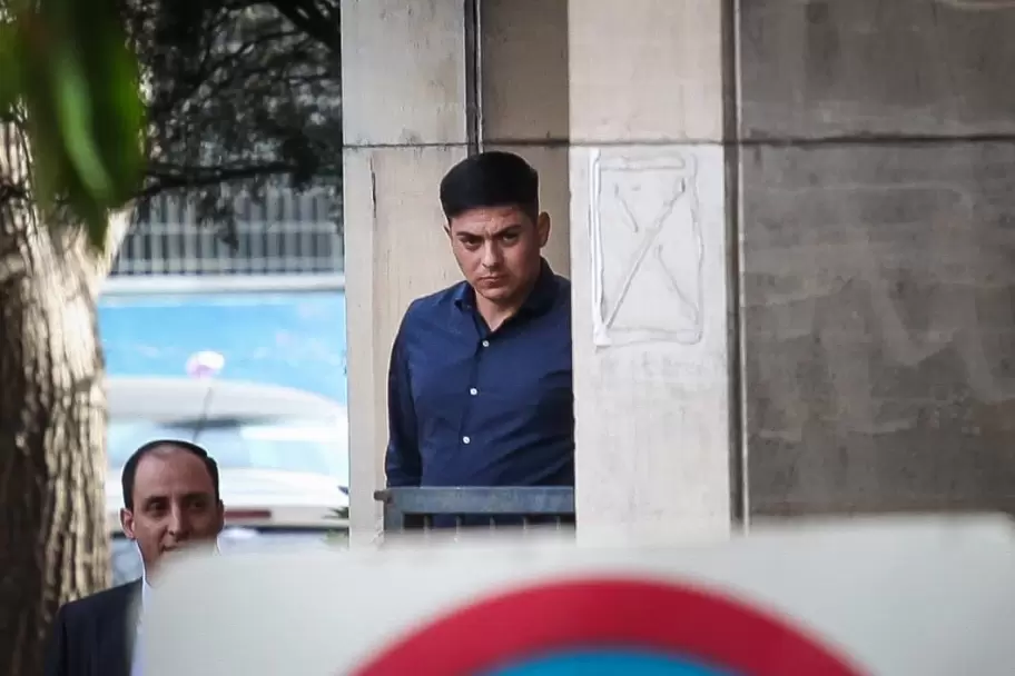 H�ctor Guerrero al momento de su declaraci�n