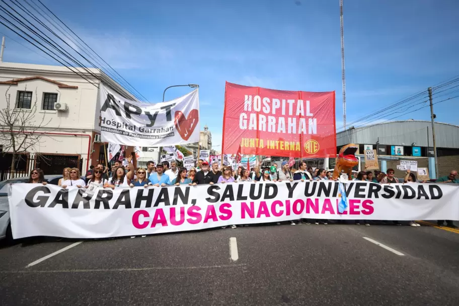 Profesionales del Garrahan en pie de lucha