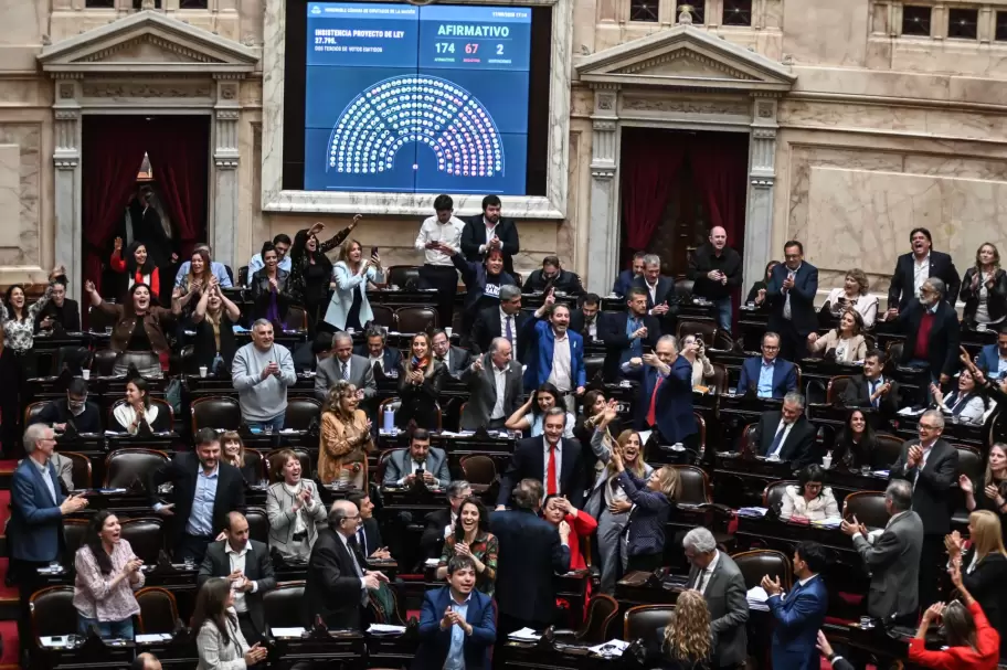 As festejaron los Senadores el rechazo al veto