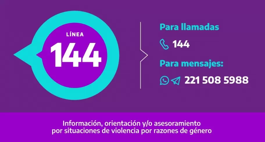"Es importante no ceder a la extorsin, porque est demostrado que agrava la situacin", se puede llamar al 144 o acudir a una comisara