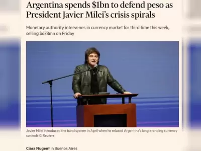 Financial Times critic la estrategia de Milei