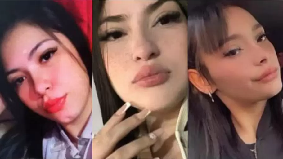 Morena Verri, Brenda del Castillo y Lara Morena Gutirrez, las tres chicas desaparecidas de La Matanza.