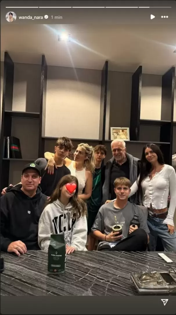 Wanda Nara compartió un fin de semana familiar con su ex esposo, Maxi López, sus hijos, su hermana y su padre