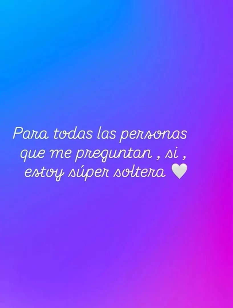 El fin de semana, Karina Jelinek anunci su separacin con una historia en Instagram