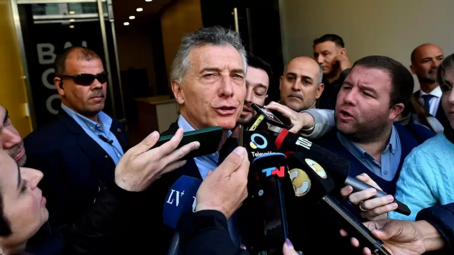 Mauricio Macri llegó a la reunión del PRO.