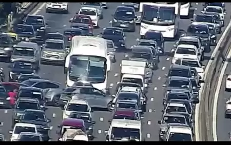 Choque m�ltiple en la General Paz