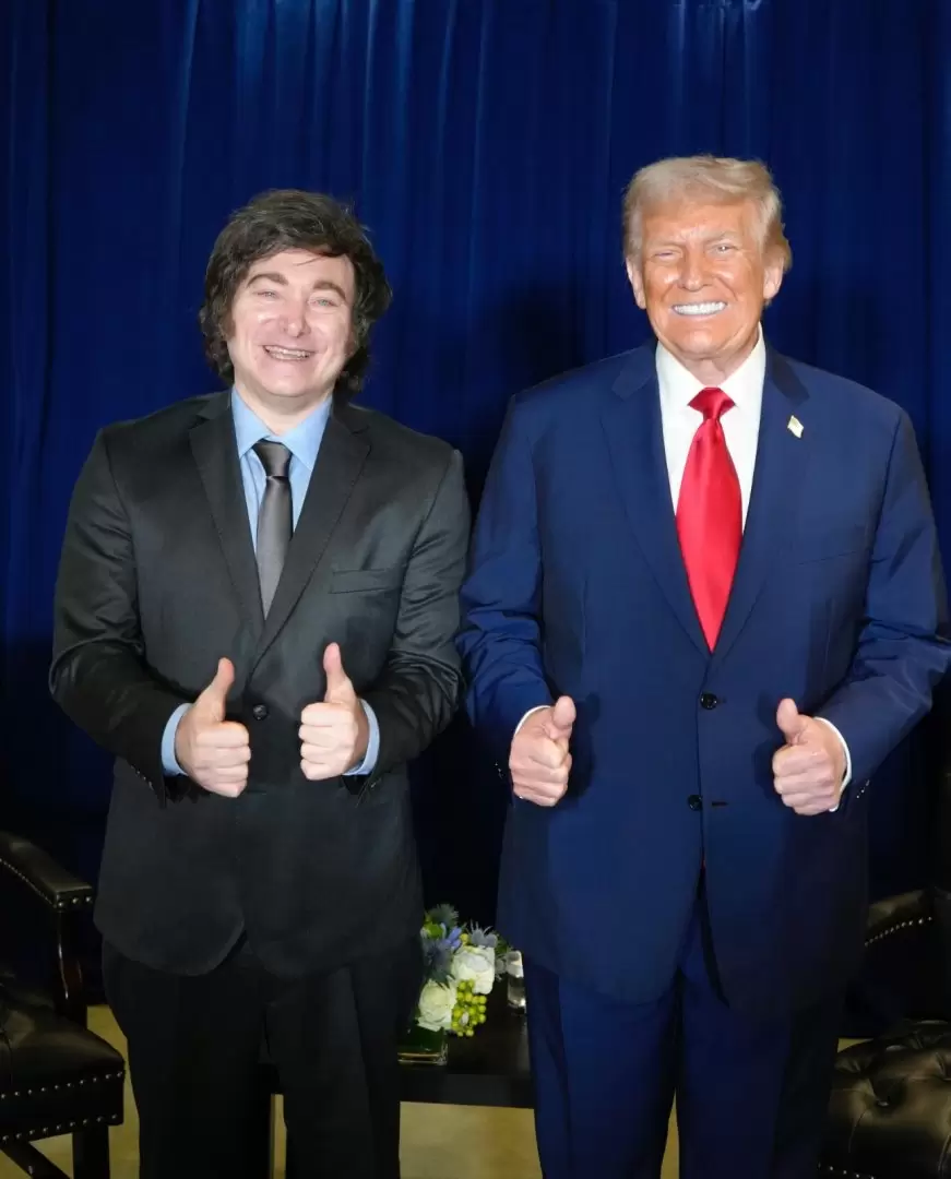 Javier Milei se reuni con Trump